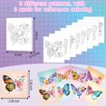 thumbnail image 3 of Set de sorbos para pintar con forma de mariposa, 20 x 25 cm, Art Craft Kit Cholemy, 3 of 6