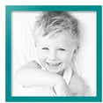 thumbnail image 2 of ArtToFrames 16" x 16" Aqua Picture Frame, 16x16 inch Green Wood Poster Frame (WOM-4428), 3 Pack, 2 of 7