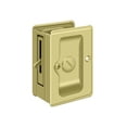 thumbnail image 3 of Deltana SDLA325U3 Heavy Duty Pocket Lock; Adjustable; 3-1/4" x 2 1/4" Privacy; Bright Brass Finish, 3 of 3