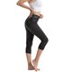 thumbnail image 1 of Leggings de compras europeos y americanos Leggings elásticos ajustados con estampado de mezclilla de imitación Leggings recortados para mujer, 1 of 6