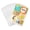 A, variant on 10PCS Clear Plastic Book Wraps Book Covers for Students Water Resistant Friendly Design Textbook Protectors