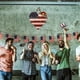 thumbnail image 4 of Independence Day Heart Wooden Door Sign Memorial Day Flag Heart Shaped Door Hanging Sign Hangers, 4 of 7