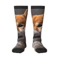 thumbnail image 2 of Lsque Regal Shiba Inu Printed Crew Socks Men's Women's LightWeight Thin Casual Calf Socks ,Knee High Socks,Cotton Socks, 2 of 9