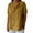 Yellow, variant on Breathable Linen Blend V Neck Top for Women Airy Short Sleeve Loose Fit Beach Shirt Casual Summer Vacation Blouse