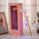 thumbnail image 1 of Crystal Rose Pink Box Regalos de cumpleaños, Infinity Roses Flower, Regalo para ella Fason ZJWJ622, 1 of 3