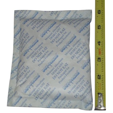 4 pack of 112 Gram Silica Gel Desiccant Packets 6  x 4.5  By Dry-Packs Brand! - 112Gr.Tyvek-4pk