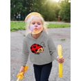 thumbnail image 2 of Smiling Ladybug Hoodie Toddler -Image by Shutterstock,  2 Toddler, 2 of 4