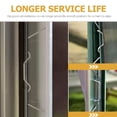 thumbnail image 2 of Greenhouse Protectors, High Rust Resistance Stainless Steel W Type Clips for Twin-Hall Web Sheets, Additional Security for Aluminium Greenhouse Care (100Pcs), 2 of 6