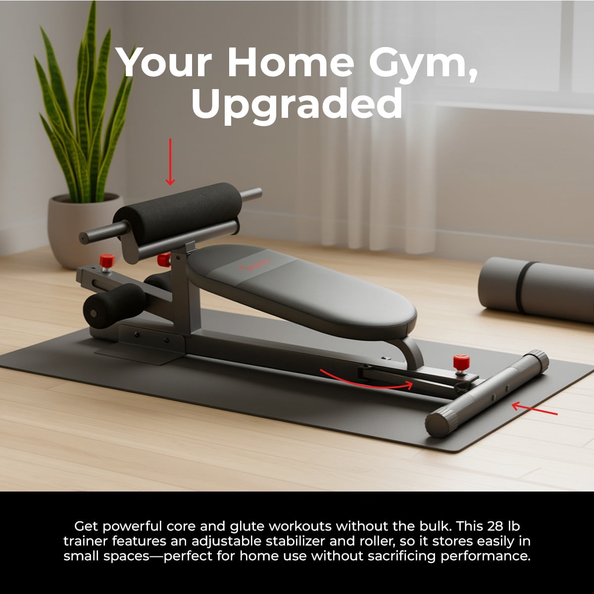 Sunny Health & Fitness Multifunction Core & Glute Trainer SF-BH625020