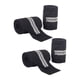 thumbnail image 1 of Paquete de 4 Correas de Levantamiento de Pesas, Muñequeras de Compresión, Muñequeras de Soporte para Entrenamiento de Fuerza Y Gimnasio., 1 of 8