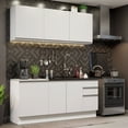 thumbnail image 2 of Cocina Integral Madesa Glamy Sin Tarja De Acero 180 Cm Blanco Madesa Glamy, 2 of 10