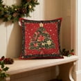 thumbnail image 3 of Upgraded Christmas Pillow Cover Holiday Decoration Sofa Decoration Linen Pillow Home Sofa Holiday Decoration Pillow Cover K, 3 of 6