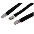 thumbnail image 3 of Bretelles Élastiques Ajustables en Métal pour Adultes Noires, 3 of 5