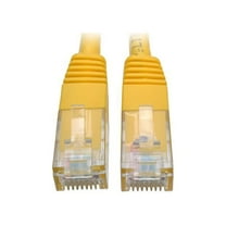Tripp Lite 10ft Cat6 Gigabit Molded Patch Cable (RJ45 M/M), Yellow