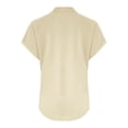 thumbnail image 5 of T-Shirts Femmes Lot Mode Décontractée Col en V Manches Courtes Haut T-Shirt - Hontri, 5 of 5