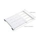 thumbnail image 3 of Estante organizador de armario Divisor de armario ajustable | Tabique de estante de plástico de varios niveles que ahorra espacio | Tabique de expansión telescópica | ABS antideslizante | Blanco, 3 of 8