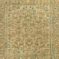 thumbnail image 1 of Ahgly Company Indoor Square Abstract Metallic Gold Abstract Area Rugs, 7' Square, 1 of 6