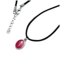 thumbnail image 3 of A Christmas Story Fragile Antiqued Oval Charm Pendant with Black Satin Cord, 3 of 7