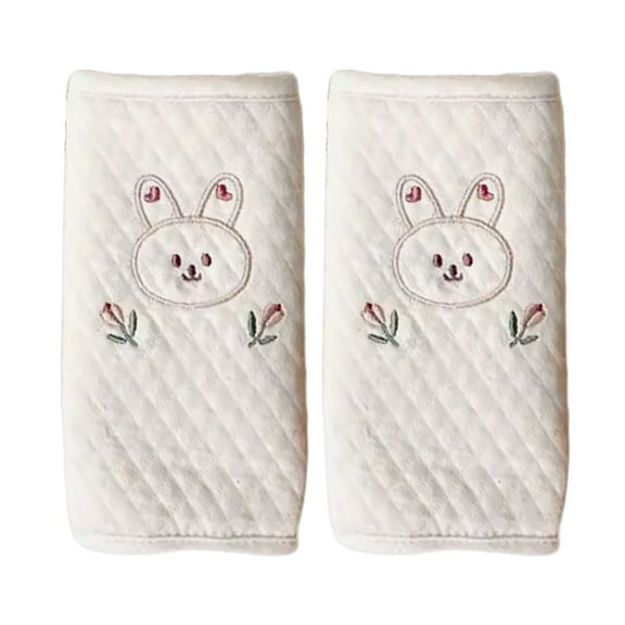 Car Belt Pad Covers Car Safety Belt Strap Comfort Cushion with Pattern Kids Pushchair Shoulder Strap Pad