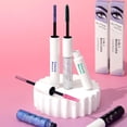 thumbnail image 4 of 2-in-1 Glitter & Matte Colored Mascara,Dual End Long Lasting Curling Mascara,Waterproof Volumizing Lash Defining Makeup for Party Festival Daily Use(Blue 10g), 4 of 4