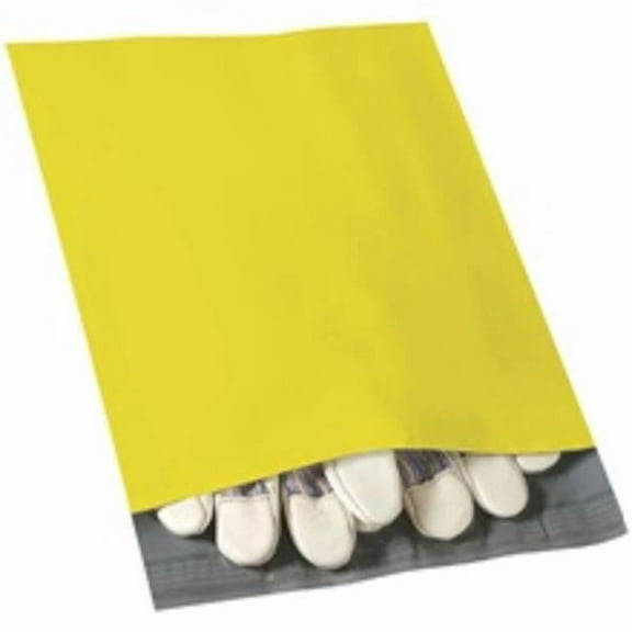 10 x 13 in. Yellow Poly Mailers