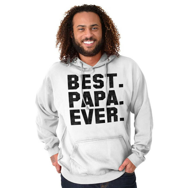 Låse Ekstrem Kriminel Best Papa Ever World's Coolest Dad Hoodie Hooded Sweatshirt Men Brisco  Brands - Walmart.com