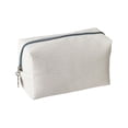 thumbnail image 2 of Woven Cosmetic Pouch, Travel Wash Bag, Makeup Brush Organizer, Spacious Zipper Interior and Lightweight Compact Size for Travel Luggage, Home Vanity, and Gym Locker., 2 of 9