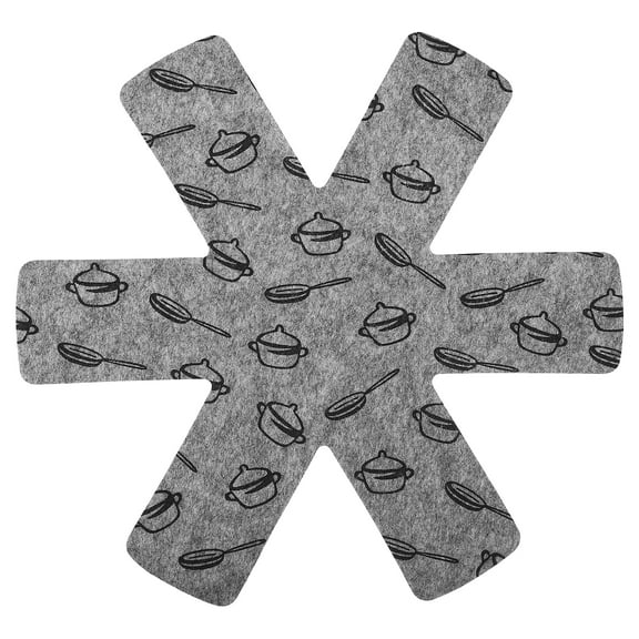 Pot and Pan Protectors, 3 Pack 350mm Pot Separator for Stacking, Gray