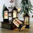thumbnail image 2 of Wind Lights Christmas Style Cartoon Santa Claus/Snowman Model Create Atmosphere Hanging  Lanterns, 2 of 10