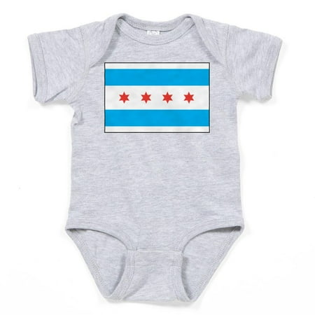 

CafePress - Chicago Flag - Cute Infant Bodysuit Baby Romper - Size Newborn - 24 Months