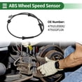 thumbnail image 2 of Unique Bargains ABS Wheel Speed Sensor ABS Sensor Anti-lock Braking System Sensor No.47910JD000 for Nissan Qashqai 2007-2014 Front Left Front Right, 2 of 7
