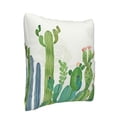thumbnail image 2 of Bingfone Cartoon Cactus Linen Throw Pillow Covers Cushion Case Pocket Button Vintage Farmhouse Pillowcase for Sofa Couch Bed 20"x20", 2 of 9