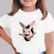 thumbnail image 4 of Manga Corta Crop Top Niños Pascua Impresa Cuello Redondo Casual Tee Unisex Chicos Niñas, Chicos Camisa de Manga Corta, 4 of 5