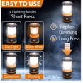 thumbnail image 2 of Linterna LED de camping AYL recargable 1800LM, 4 modos de luz, 2 of 8