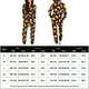 thumbnail image 2 of Mameluco con estampado de manga larga para mujer Ropa de dormir cómoda con estampado navideño Ropa de estar informal, 2 of 8