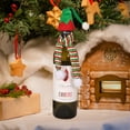 thumbnail image 1 of Decoraciones de Halloween, adornos de Halloween, regalos de Halloween, tapa de botella de vino de Navidad, juego de gorro y bufanda de Navidad, decoración para botella de vino tinto de fiesta de Navid, 1 of 8