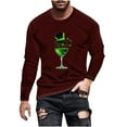 thumbnail image 2 of St Patricks Day Shirts for Men, Long Sleeve T Shirt Graphic Men, Crewneck Shirt Fashionable Men's St Patrick's Day Printing Tshirts Long Sleeved Round Neck Casual Tops Shirt, 2 of 5