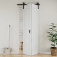 thumbnail image 2 of 36" X 84" Closet style 1 Lattice Shapes Interior Bi-Fold Barn Door Within Manufacture Wood Folding Closet Door, 2 of 7