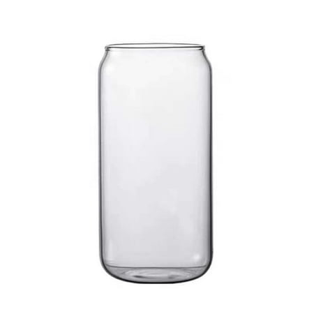 

Hhdxre Classic Glass Cup Creatives Personalized Can Shaped Glass Cups For Party Home Outdoor(550ML)
