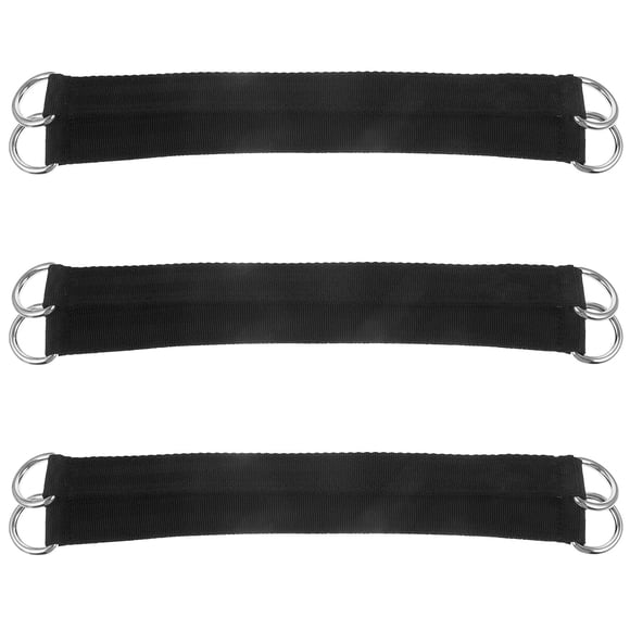 VERDANVERSE 6Pcs Pull Strap for Gym Black Workout Straps for Bodybuilding and Fitness Enthusiasts