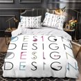 thumbnail image 3 of Home Bedding Cover Set Luxury Pattern Duvet Cover Quilt Cover Set Bed Gift Designable,Full (80"x90"), 3 of 5