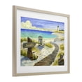 thumbnail image 2 of Stupell Industries Rustic Lodge Boardwalk To The Lighthouse Birch Framed Print Under Glass, 16 x 13, by Robin Altman, 2 of 8