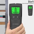 thumbnail image 1 of 3 In 1 Metal Detector Wood Stud Finder AC Voltage Live Wire Wall Scanner Electric Box Locator (black ), 1 of 7