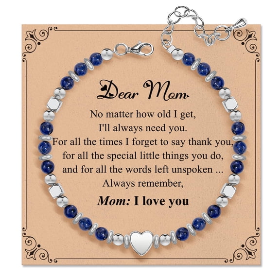 Elphaba Galinda Inspirational Gifts Bracelets for Women: Healing Natural Stone Beaded Bracelets - Mothers Day Birthday Graduation Christmas Gifts for Women Friends Mom Daughter Sister Bestie