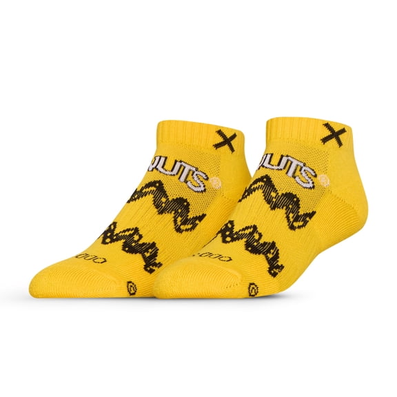 ODD SOX Novelty Basix Peanuts Athletic Ankle Socks – Licensed Novelty Cushioned Cotton Blend with