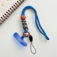 thumbnail image 3 of Mobile Phone Lanyard Adjustable Reusable Neck Hanging Removable Cell Rope with Hook Microfiber Safety Straps Accessory Picnic Running Type 4, 3 of 8