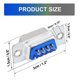 thumbnail image 4 of PC Accessories 25 Pcs DB9 Male Connector Dual Rows 9 Pin D-Sub Connector Solder Type Adapter Connectors, 4 of 7