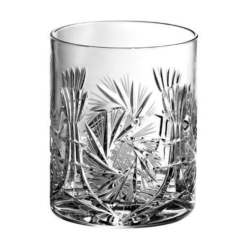 Majestic Crystal Pinwheel 14 oz. Crystal Whiskey Glass (Set of 4)