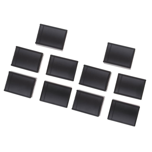 10 Piezas De Plástico Negro ABS Caja De Empalmes De Proyecto Eléctrico De Plástico 2.95x2.13x1.10 Pulgadas (75x54x28 Mm) Hugo Caja de empalme de proyecto de bricolaje