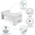 thumbnail image 2 of Taburete plegable para inodoro, taburete para sentarse en cuclillas, taburete para hacer caca recomendado por médicos para mejorar la salud del colon, diseño apto para familias, construcción, 2 of 7
